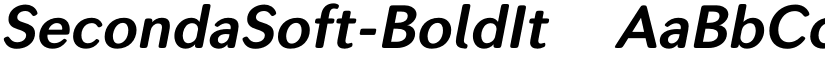 SecondaSoft-BoldIt ☞ font