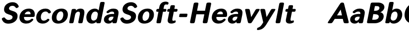 SecondaSoft-HeavyIt ☞ font