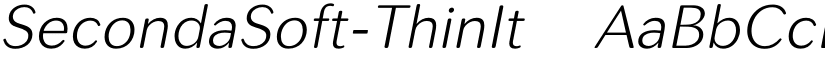 SecondaSoft-ThinIt ☞ font