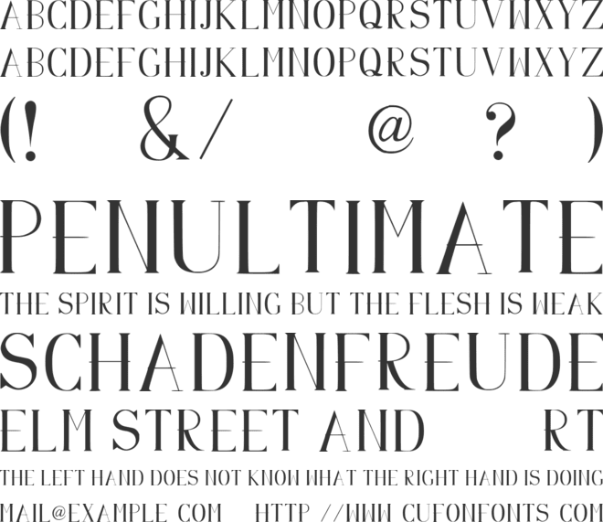 Dornan Font font preview