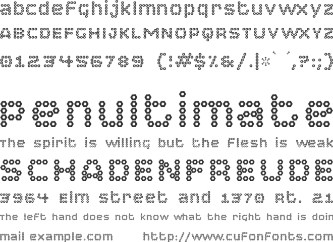 NutKit4F font preview