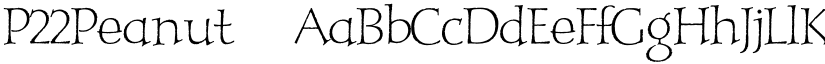 P22Peanut ☞ font