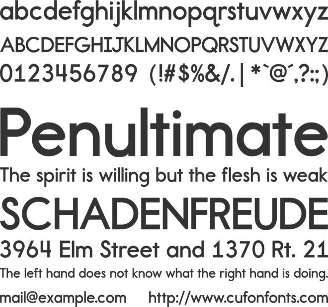 ReportSchoolRg font preview