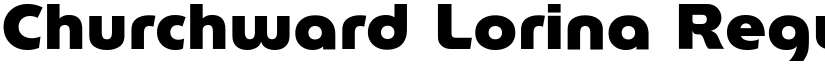 Churchward Lorina Regular 2 font