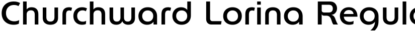 Churchward Lorina Regular font