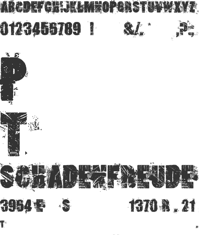 Loserboi Grunge font preview