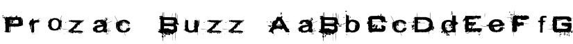 Prozac Buzz font