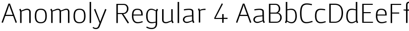 Anomoly Regular 4 font