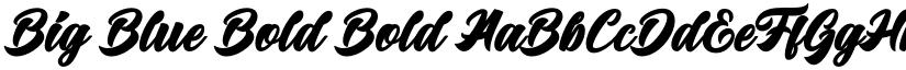 Big Blue Bold Bold font