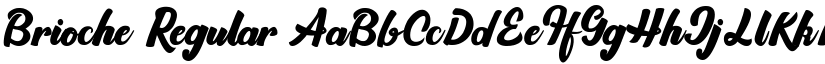 Brioche Regular font