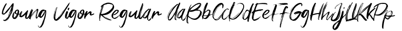Young Vigor font download