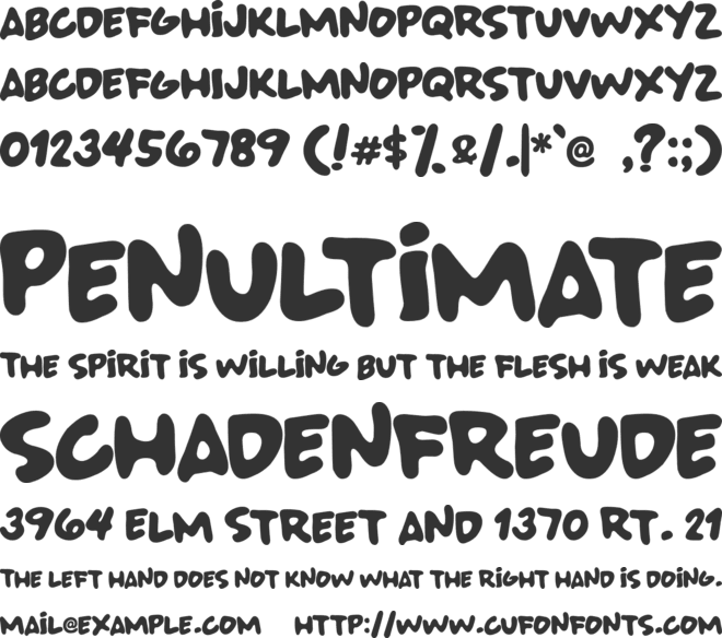 SUPER BAD FONT font preview