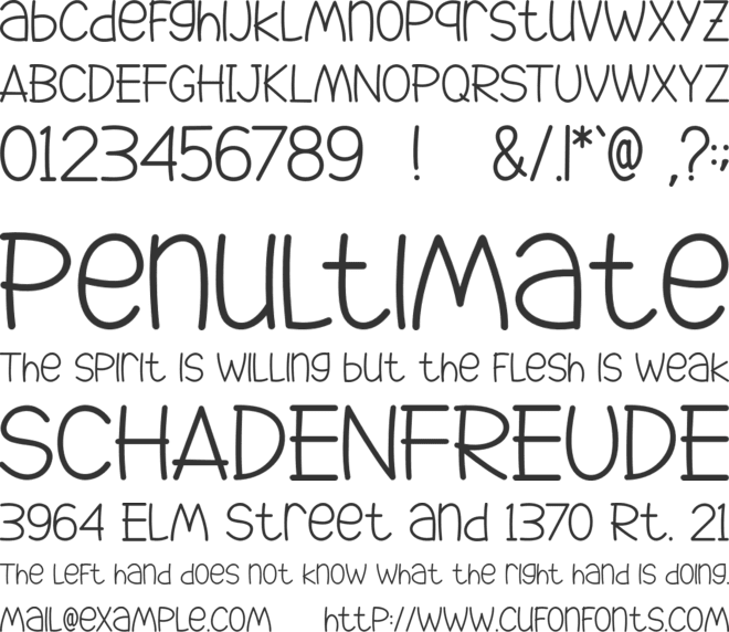 Go Jackie font preview