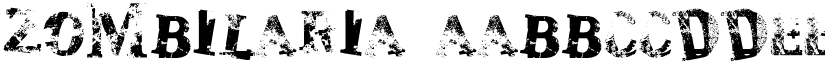Zombilaria font download