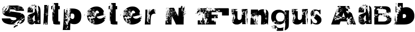 Saltpeter N Fungus font