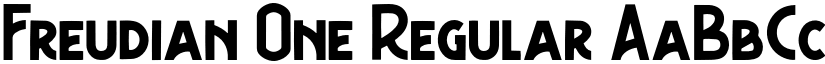 Freudian One Regular font