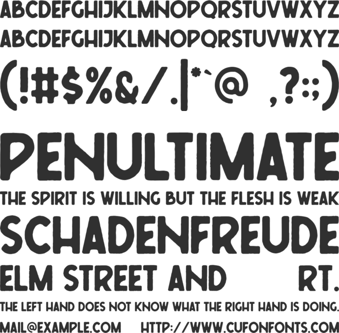 Freudian Two font preview