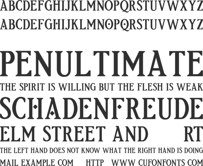 Etherion FREE font preview