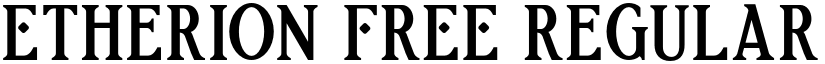 Etherion FREE Regular font