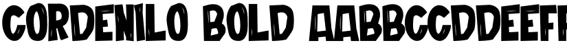 Cordenilo Bold font