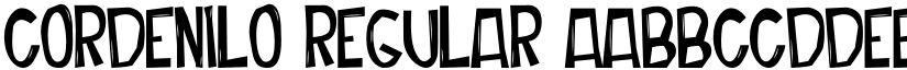 Cordenilo Regular font