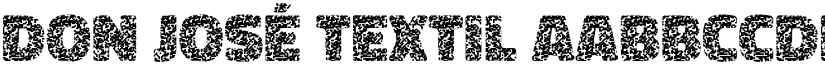 Don José Textil font