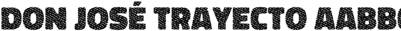 Don José Trayecto font