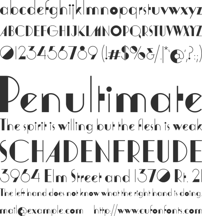MarloweCocktail font preview