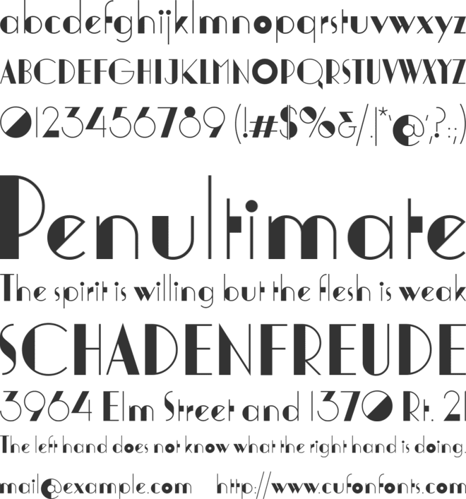 MarloweCocktail font preview