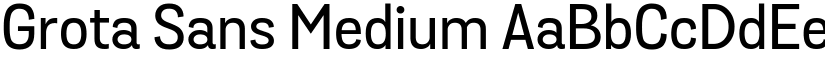 Grota Sans Medium font