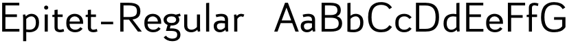 Epitet-Regular ☞ font