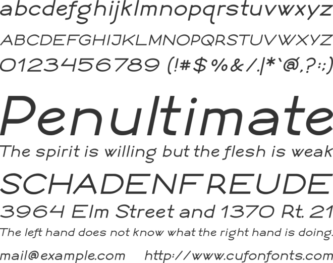 LogoSans font preview