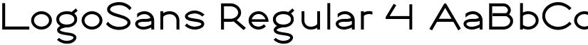 LogoSans Regular 4 font