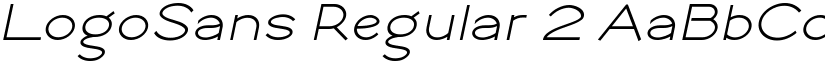 LogoSans Regular 2 font