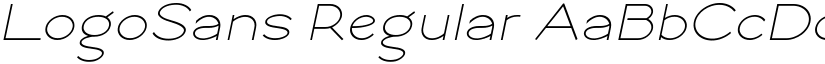 LogoSans Regular font