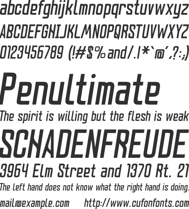 Lushgunin-BoldItalic font preview