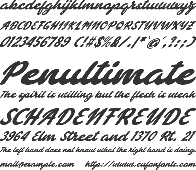 bellagia font preview