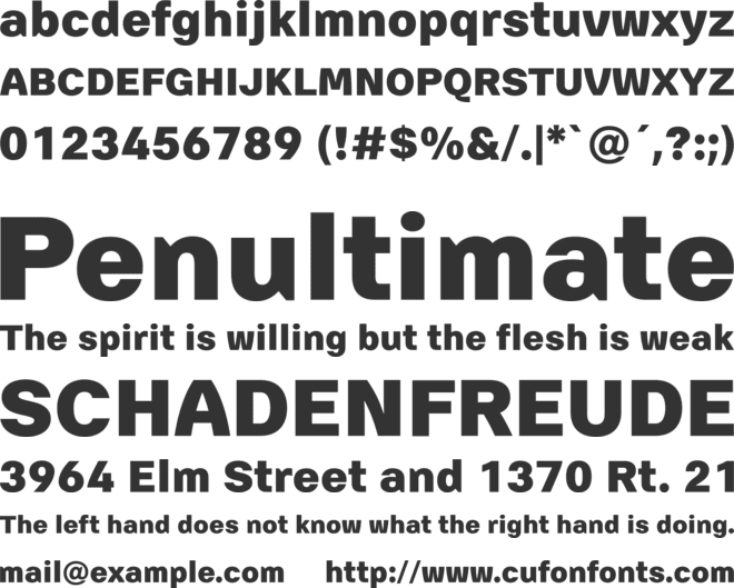 Kana Sans font preview