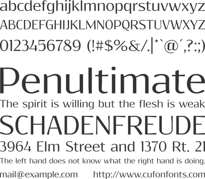 Resagokr font preview