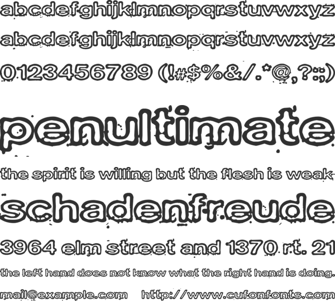 Laboratoriokoira font preview