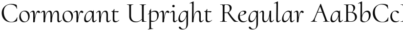 Cormorant Upright Regular font