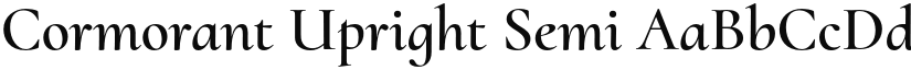 Cormorant Upright Semi font