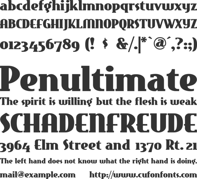 EastMarket font preview