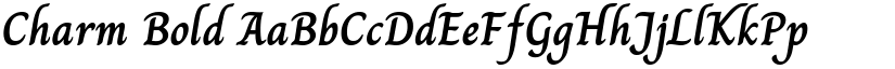 Charm Bold font
