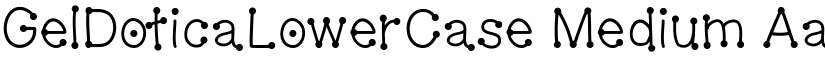 GelDoticaLowerCase font download