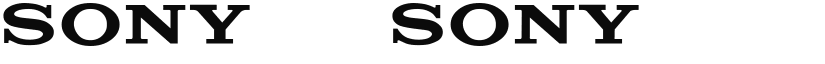 SONY's Logo Regular font