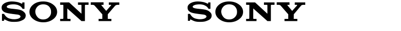 SONY's Logo Regular font