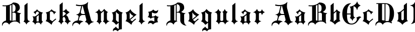 BlackAngels font download