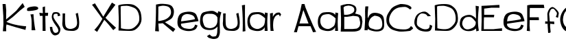 Kitsu XD Regular font