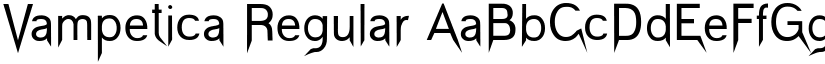 Vampetica Regular font